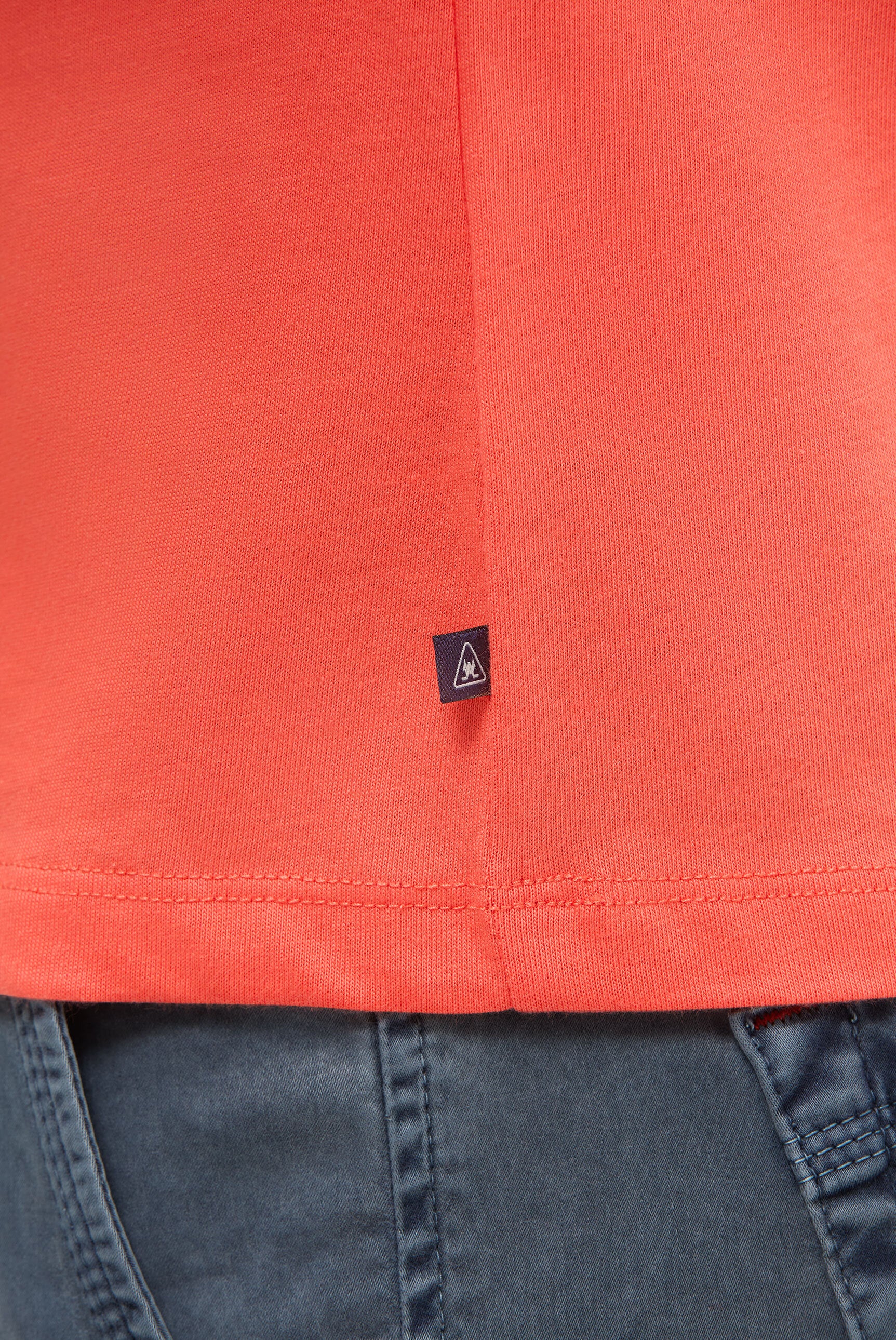 Basic T-Shirt Rundhals mit GAASTRA  Logo coral bay - Image 6