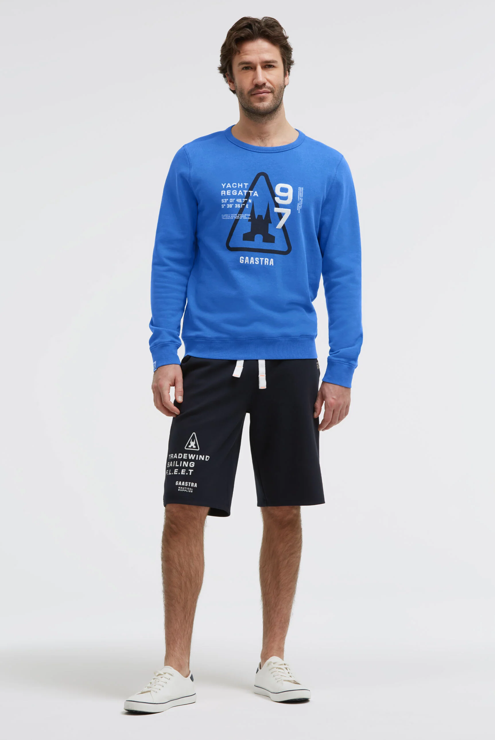 Sweatshirt mit Front Artwork blue horizon - Image 3