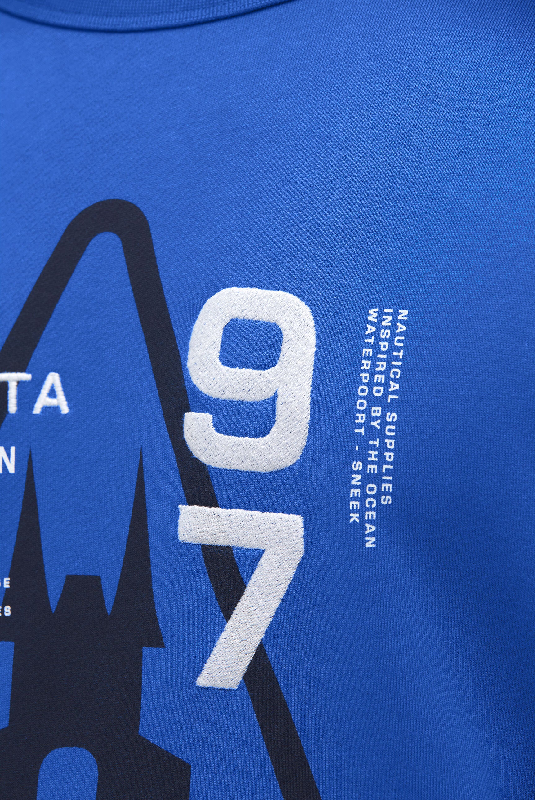 Sweatshirt mit Front Artwork blue horizon - Image 6