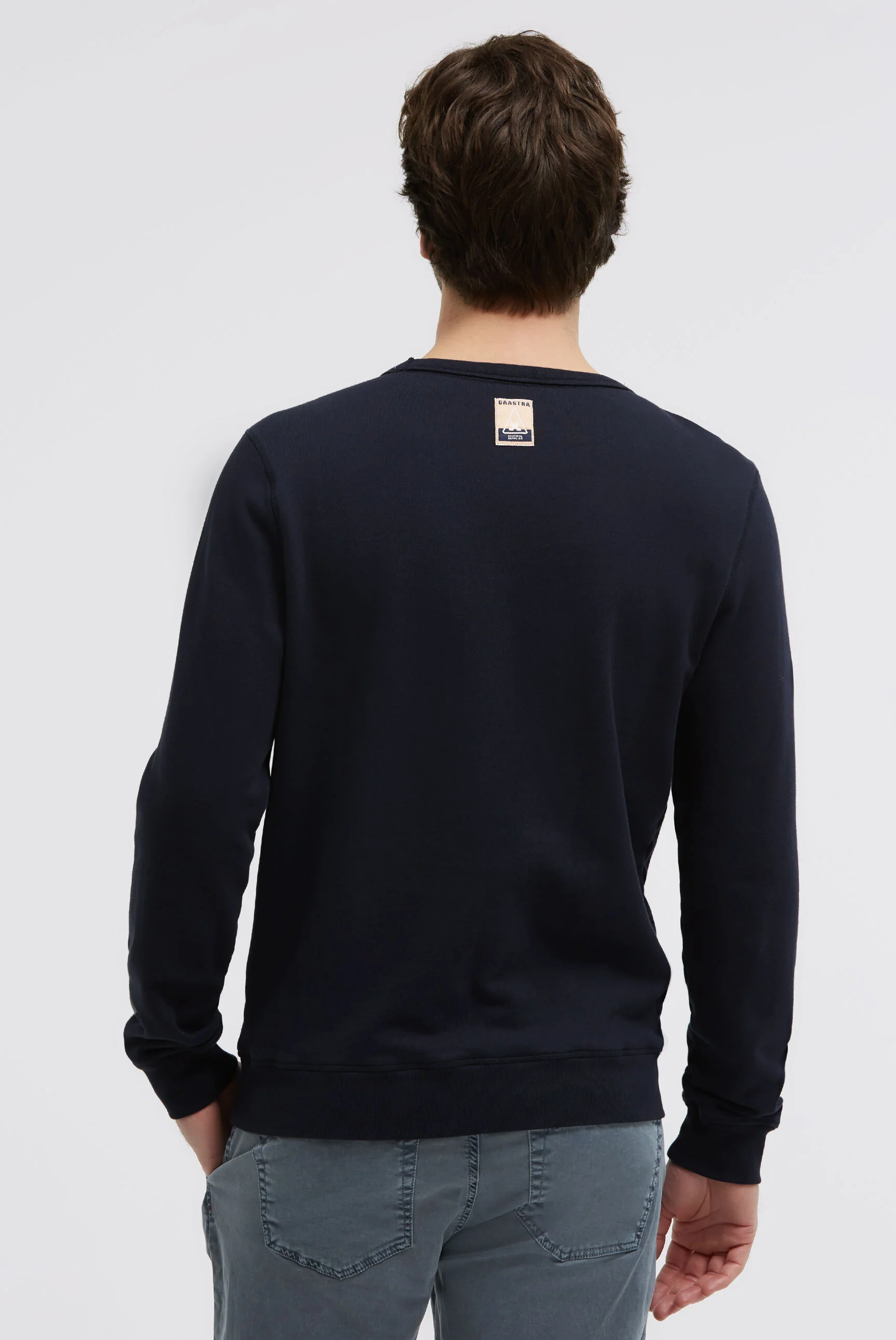 Sweatshirt mit Front Artwork blue navy - Image 5
