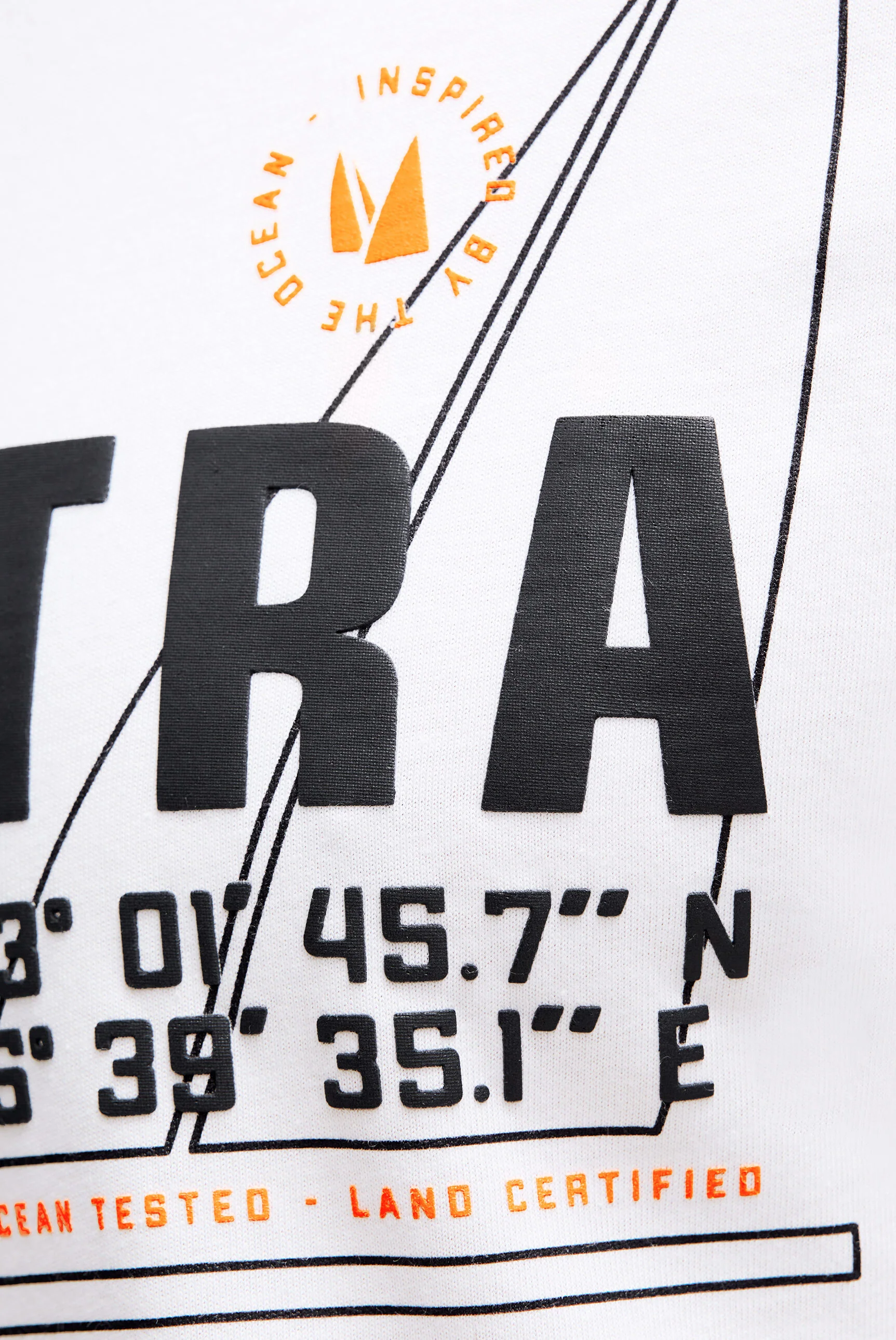 T-Shirt Rundhals mit Rubber-Logo-Artwork opticwhite - Image 6