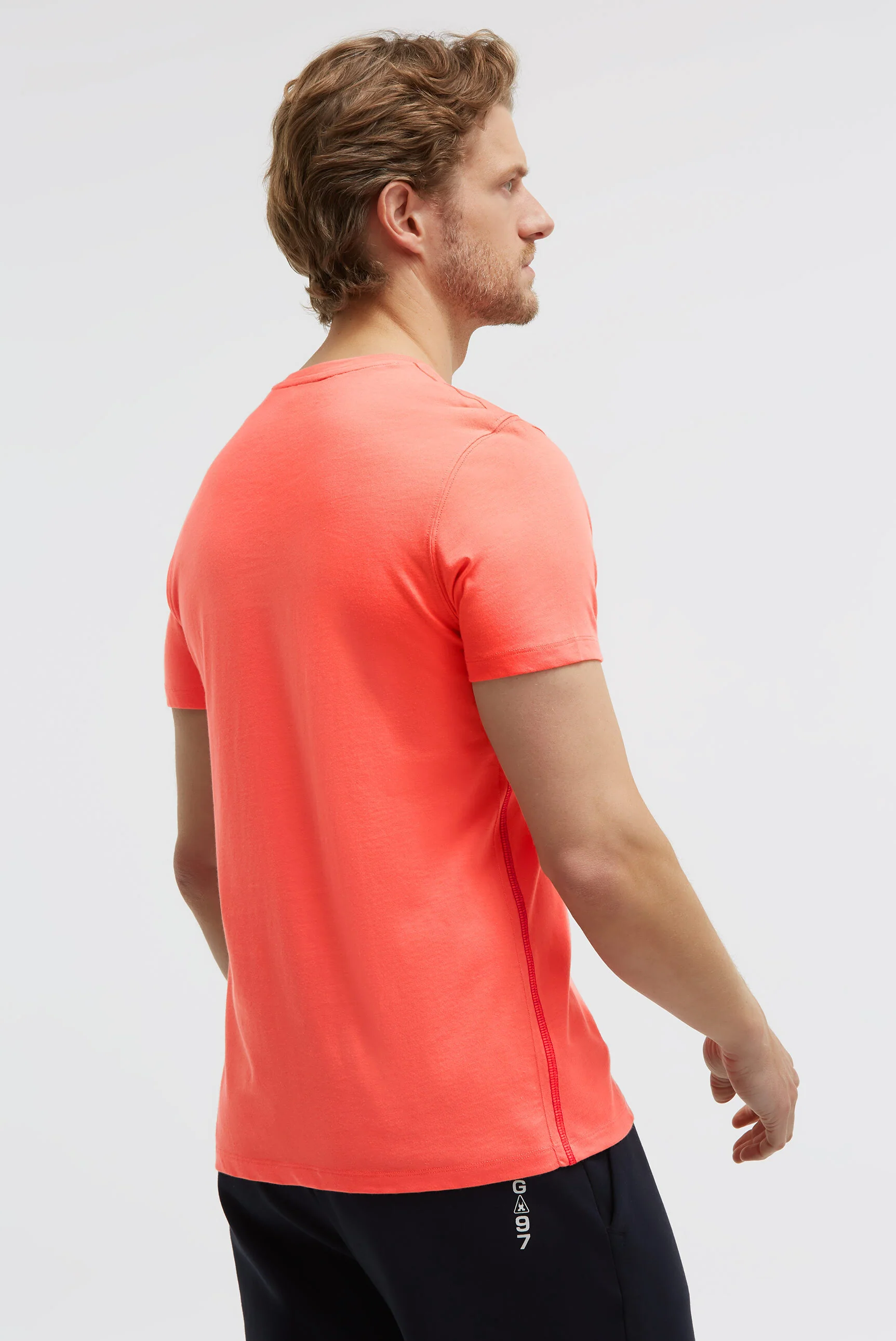 T-Shirt Rundhals mit Sail Design coral bay - Image 5